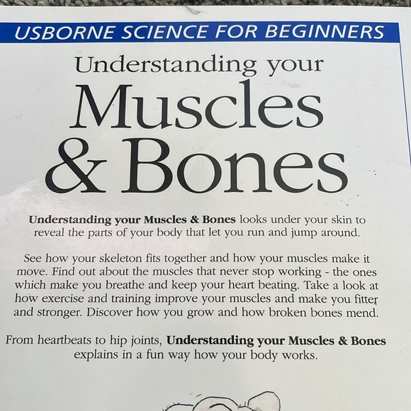 Kids book paperback science book understanding your muscles and bones - Picture 13 of 14